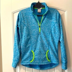 J. America Blue and‎ Green Pullover 1/4 Zip S